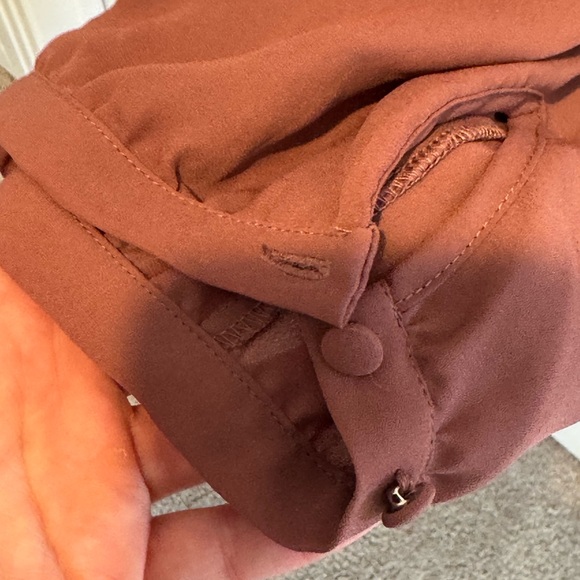 Torrid 5 Dusty Rose Long Sleeve Blouse - Picture 3 of 5